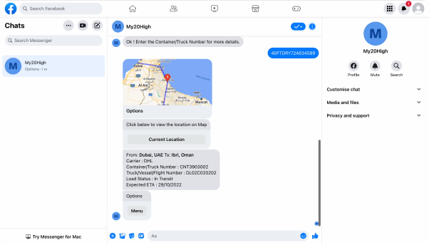 Chatbot for End Customers